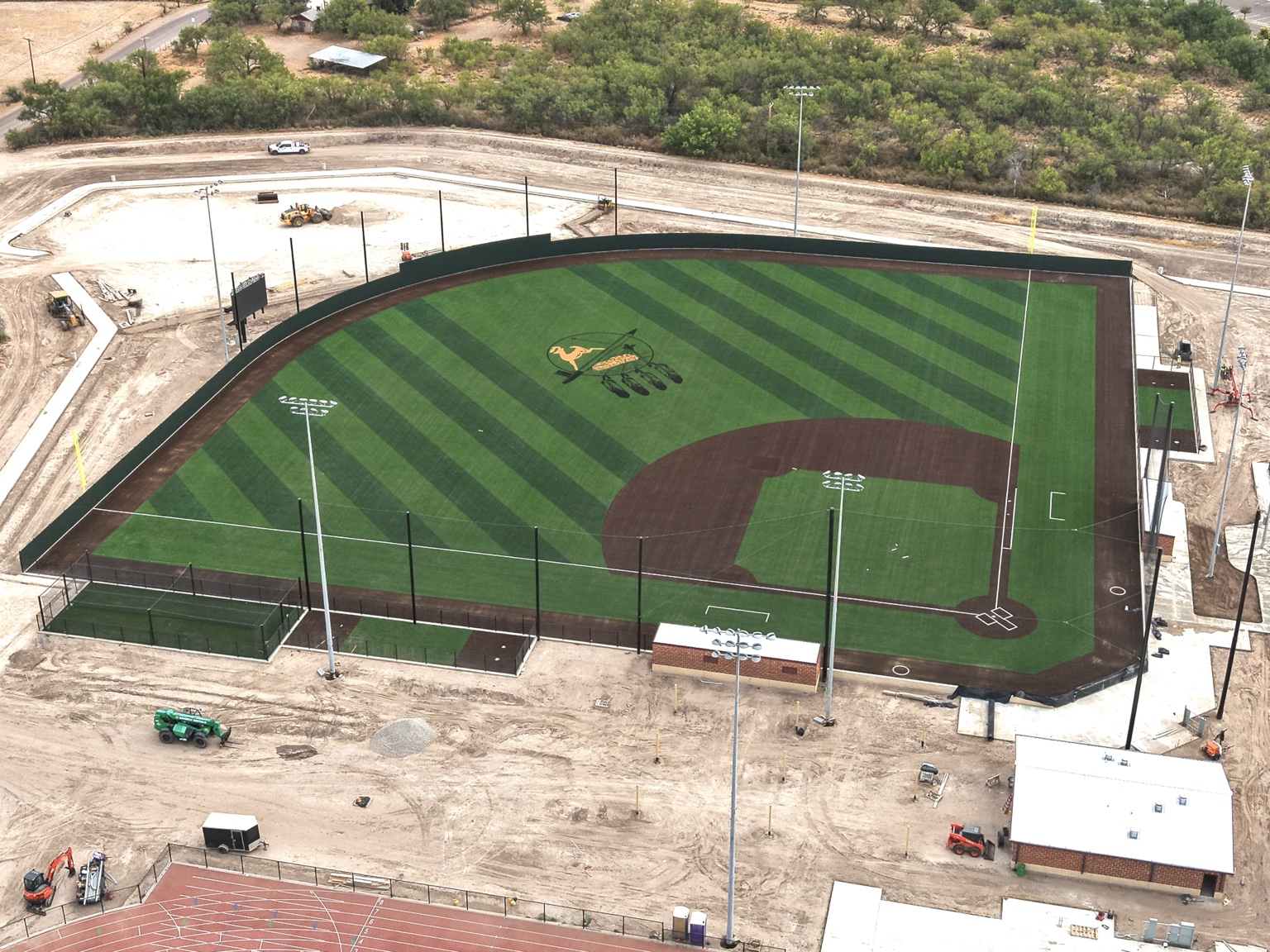 Eagle Pass SkyWorks construction progress aerial image
