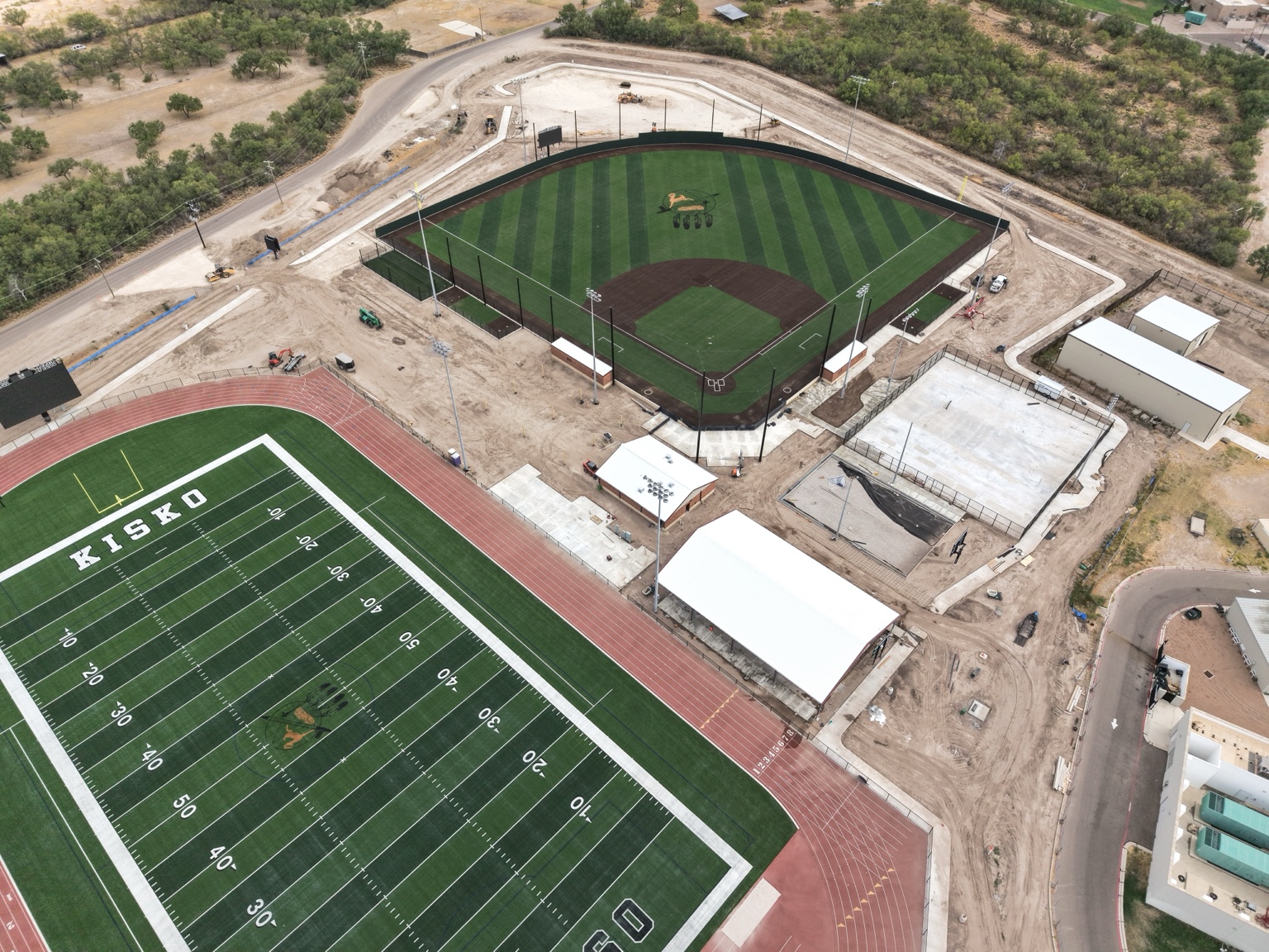 Eagle Pass SkyWorks construction progress aerial image