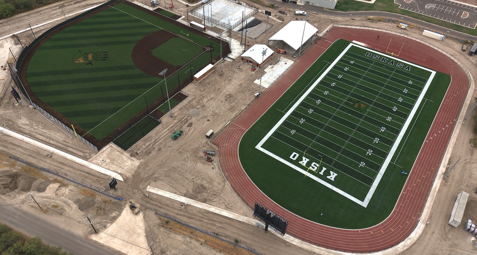 Eagle Pass SkyWorks construction progress aerial image