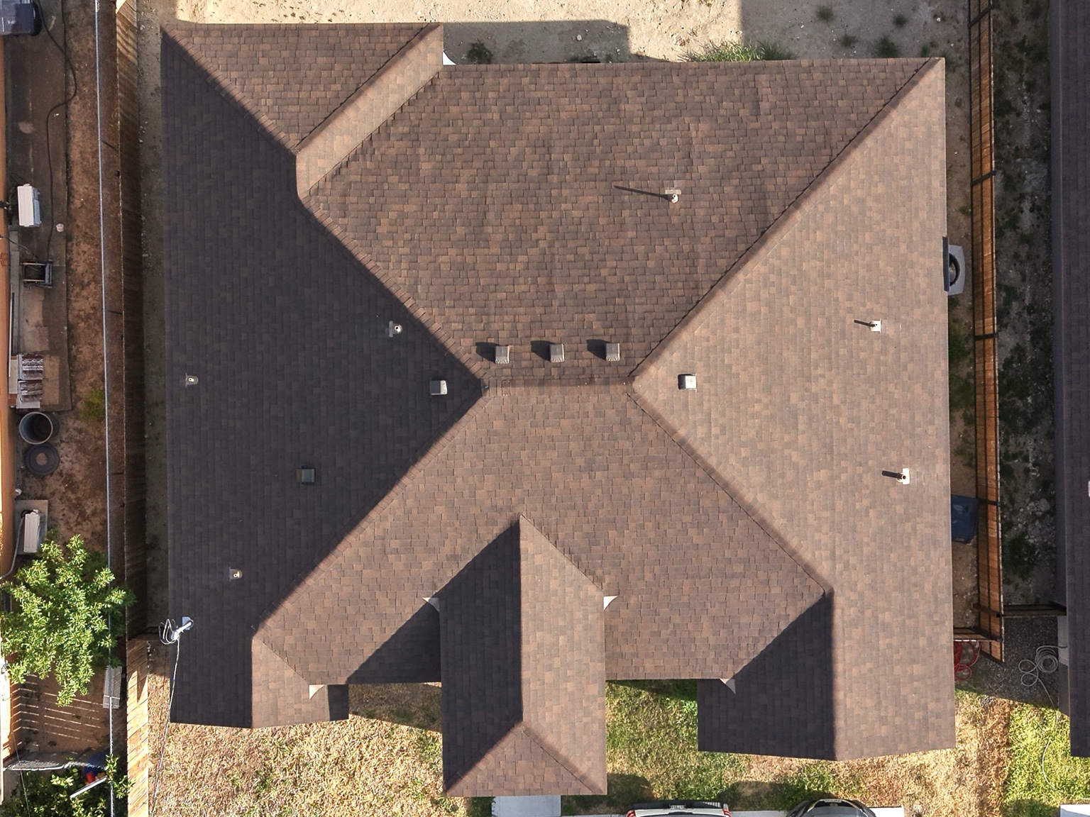 Eagle Pass SkyWorks roof inspection aerial image